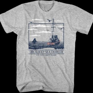 Orca Deep Sea Charter Amity Island Jaws T-Shirt