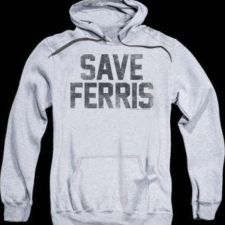 Distressed Save Ferris Bueller Hoodie