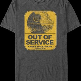 Death Star Out Of Service Star Wars T-Shirt