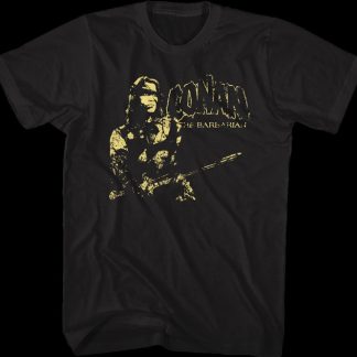 Action Pose Conan The Barbarian T-Shirt