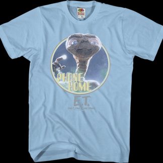 Light Blue Phone Home ET Shirt