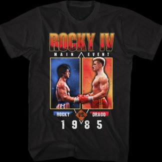 1985 Main Event Rocky vs Drago Rocky IV T-Shirt