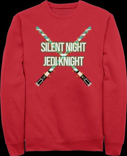 Silent Night Jedi Knight Star Wars Sweatshirt