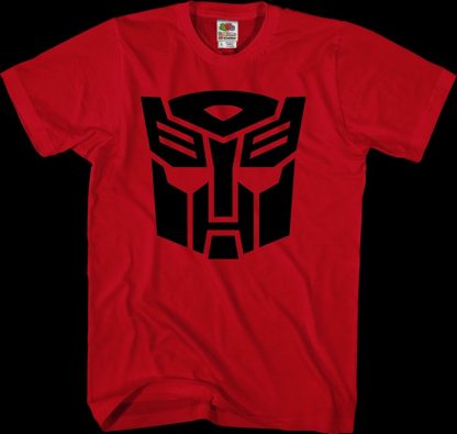Red Autobot Logo Transformers T-Shirt