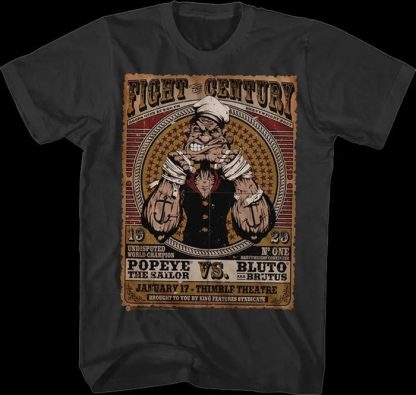 Fight Of The Century Popeye T-Shirt