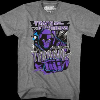 Peace Through Tyranny Transformers T-Shirt
