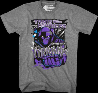 Peace Through Tyranny Transformers T-Shirt