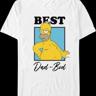 Homer Simpson Best Dad-Bod Simpsons T-Shirt