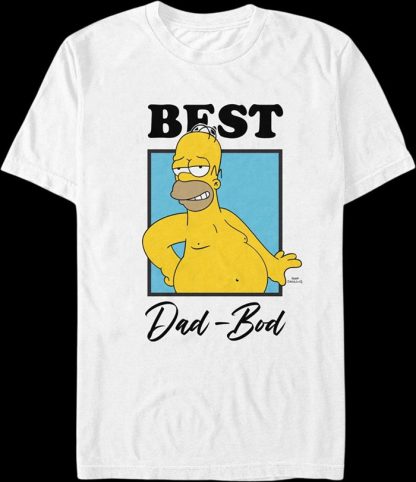 Homer Simpson Best Dad-Bod Simpsons T-Shirt