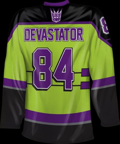 Devastator Decepticons Transformers Hockey Jersey - Image 2