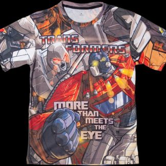 Optimus Prime vs Megatron Sublimation Shirt
