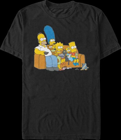 Family Couch The Simpsons T-Shirt