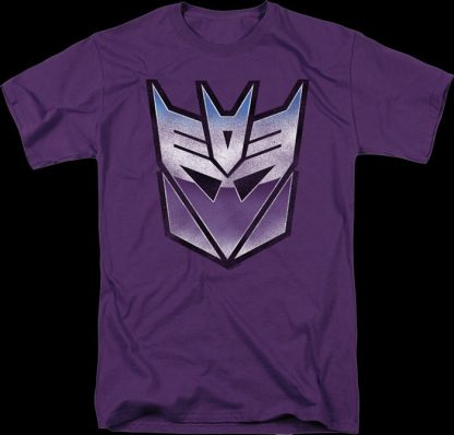 Vintage Purple Decepticons Logo Transformers T-Shirt