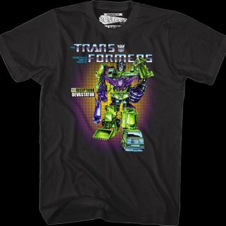 Box Art Devastator Transformers T-Shirt