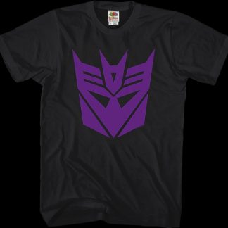 Black Decepticon Logo Transformers T-Shirt