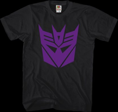 Black Decepticon Logo Transformers T-Shirt