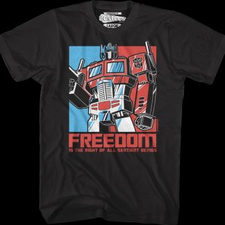 Freedom Is The Right Of All Sentient Beings Transformers T-Shirt
