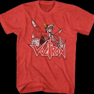 Distressed Defender of the Universe Voltron T-Shirt