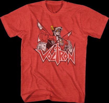 Distressed Defender of the Universe Voltron T-Shirt