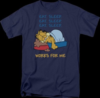 Works For Me Garfield T-Shirt