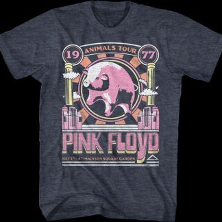 Animals Tour 1977 Poster Pink Floyd T-Shirt