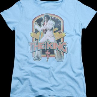 Womens Retro The King Elvis Presley Shirt