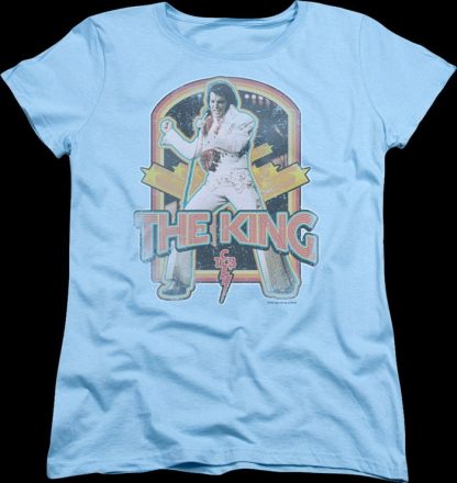 Womens Retro The King Elvis Presley Shirt