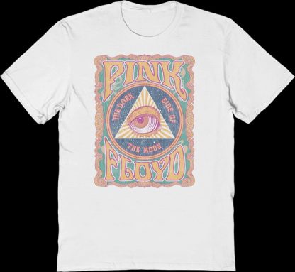 Dark Side of the Moon All Seeing Eye Pink Floyd T-Shirt