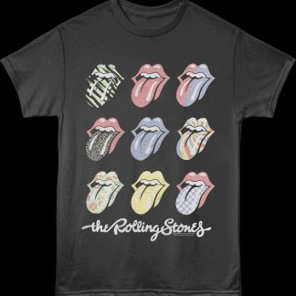 Pop Art Tongues Rolling Stones T-Shirt