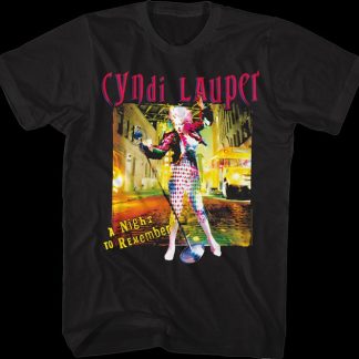 A Night To Remember Cyndi Lauper T-Shirt