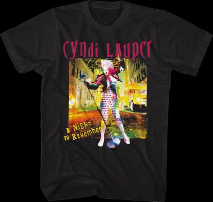 A Night To Remember Cyndi Lauper T-Shirt