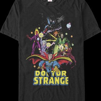 Character Collage Doctor Strange Marvel Comics T-Shirt
