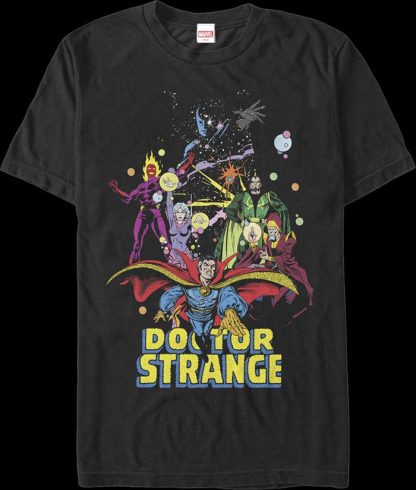 Character Collage Doctor Strange Marvel Comics T-Shirt