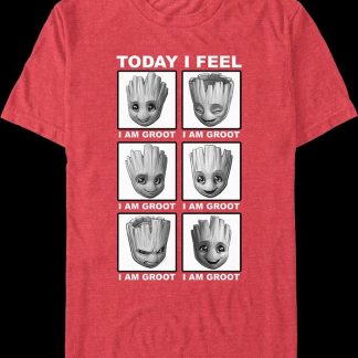 Today I Feel Groot Guardians Of The Galaxy T-Shirt