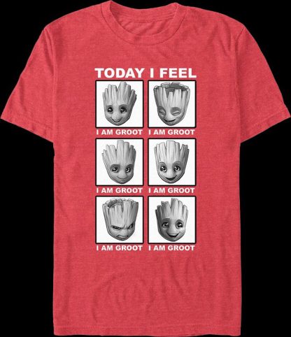 Today I Feel Groot Guardians Of The Galaxy T-Shirt