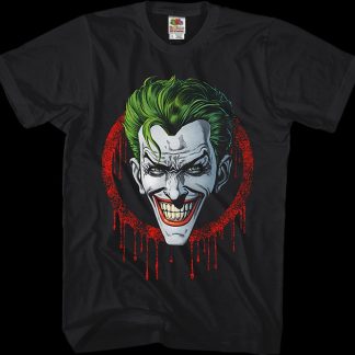 The Joker Dripping Blood DC Comics T-Shirt