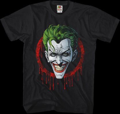 The Joker Dripping Blood DC Comics T-Shirt