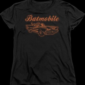 Womens The Batmobile DC Comics Shirt