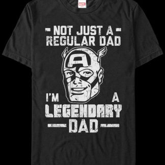 Legendary Dad Captain America T-Shirt