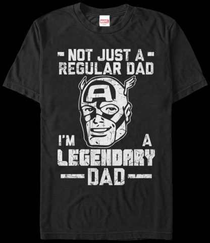 Legendary Dad Captain America T-Shirt