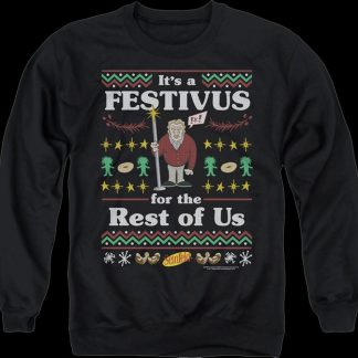 Faux Ugly Festivus Sweater Seinfeld Sweatshirt