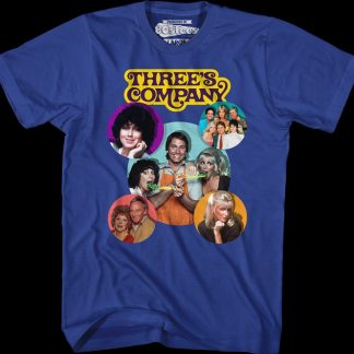 Cast Collage Three's Company T-Shirt