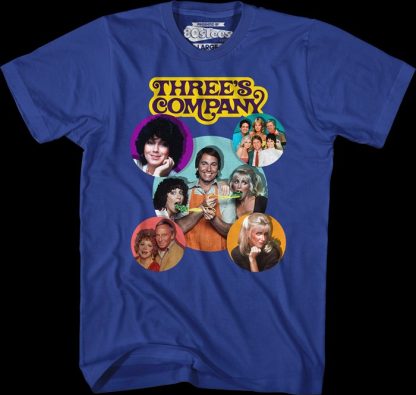 Cast Collage Three's Company T-Shirt