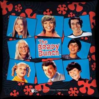 Brady Bunch Throw Pillow
