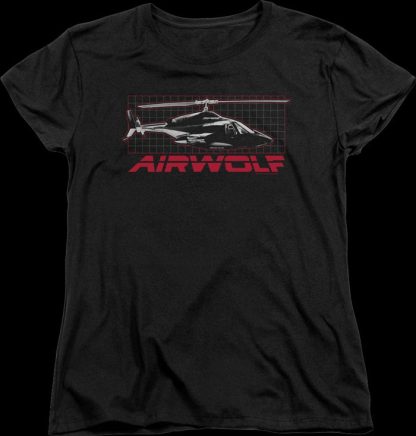 Womens Helicopter Airwolf Shirt