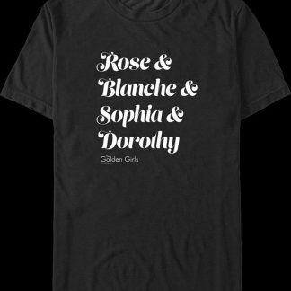 Names Golden Girls T-Shirt