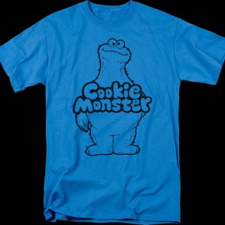 Cookie Monster Sketch Sesame Street T-Shirt