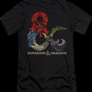 Dragons In Logo Dungeons & Dragons T-Shirt