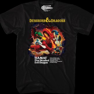 Tiamat Box Art Dungeons & Dragons T-Shirt