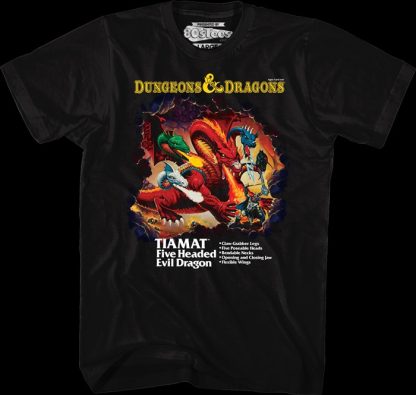 Tiamat Box Art Dungeons & Dragons T-Shirt